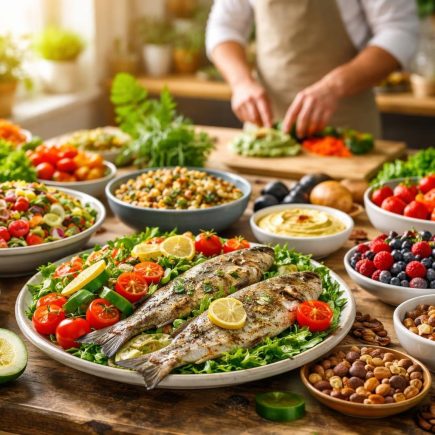 table-plats-colores-cuisine-ensoleillee